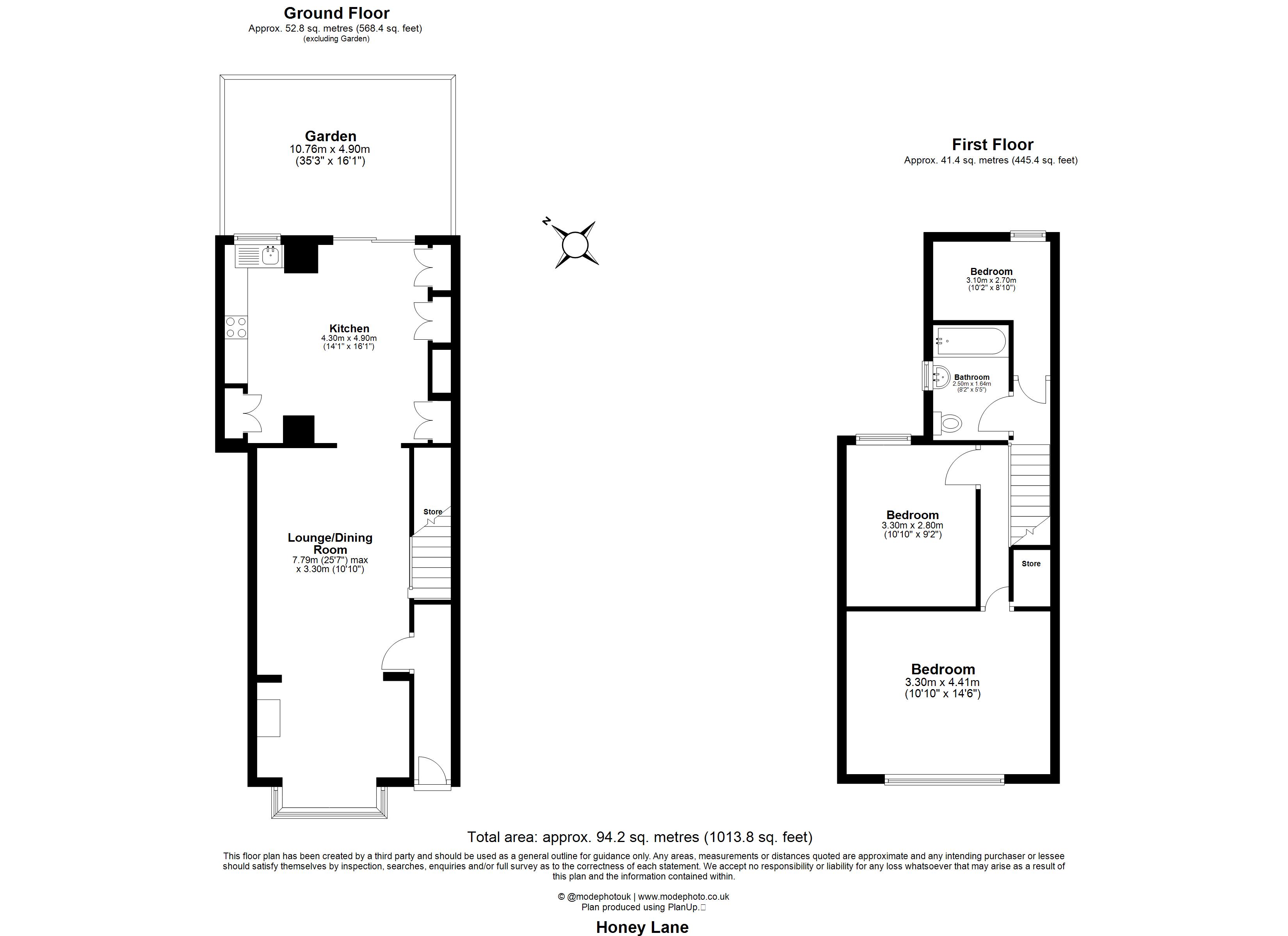 13, Honey Lane, Waltham Abbey floorplan