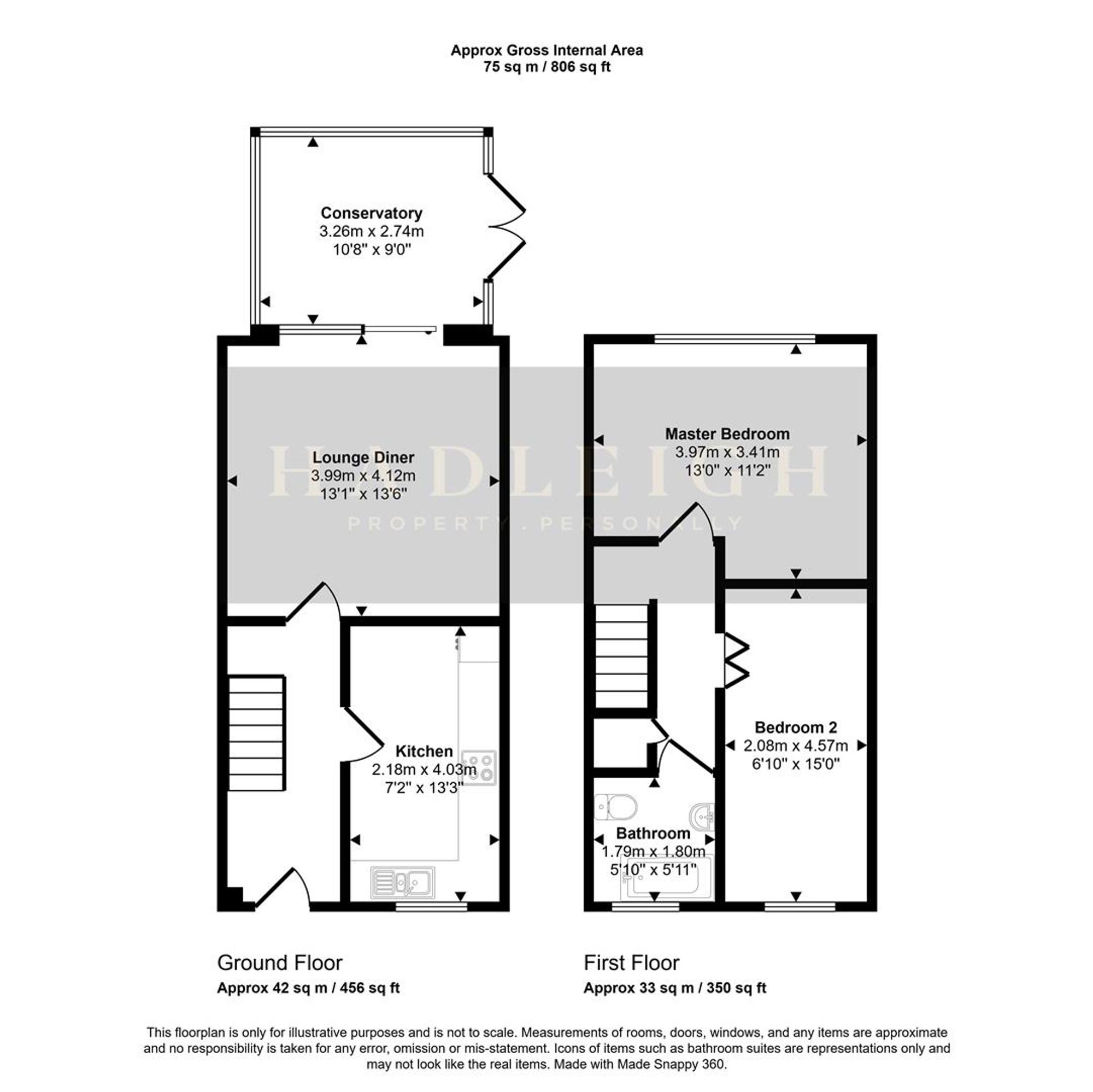 24 York Street, Birmingham floorplan