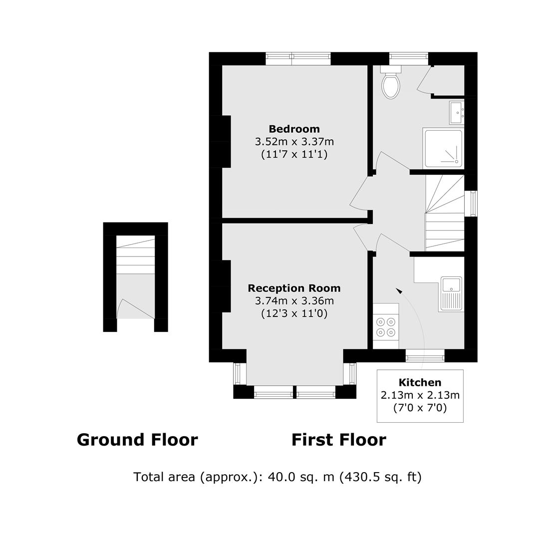85a, Long Lane, Hillingdon floorplan