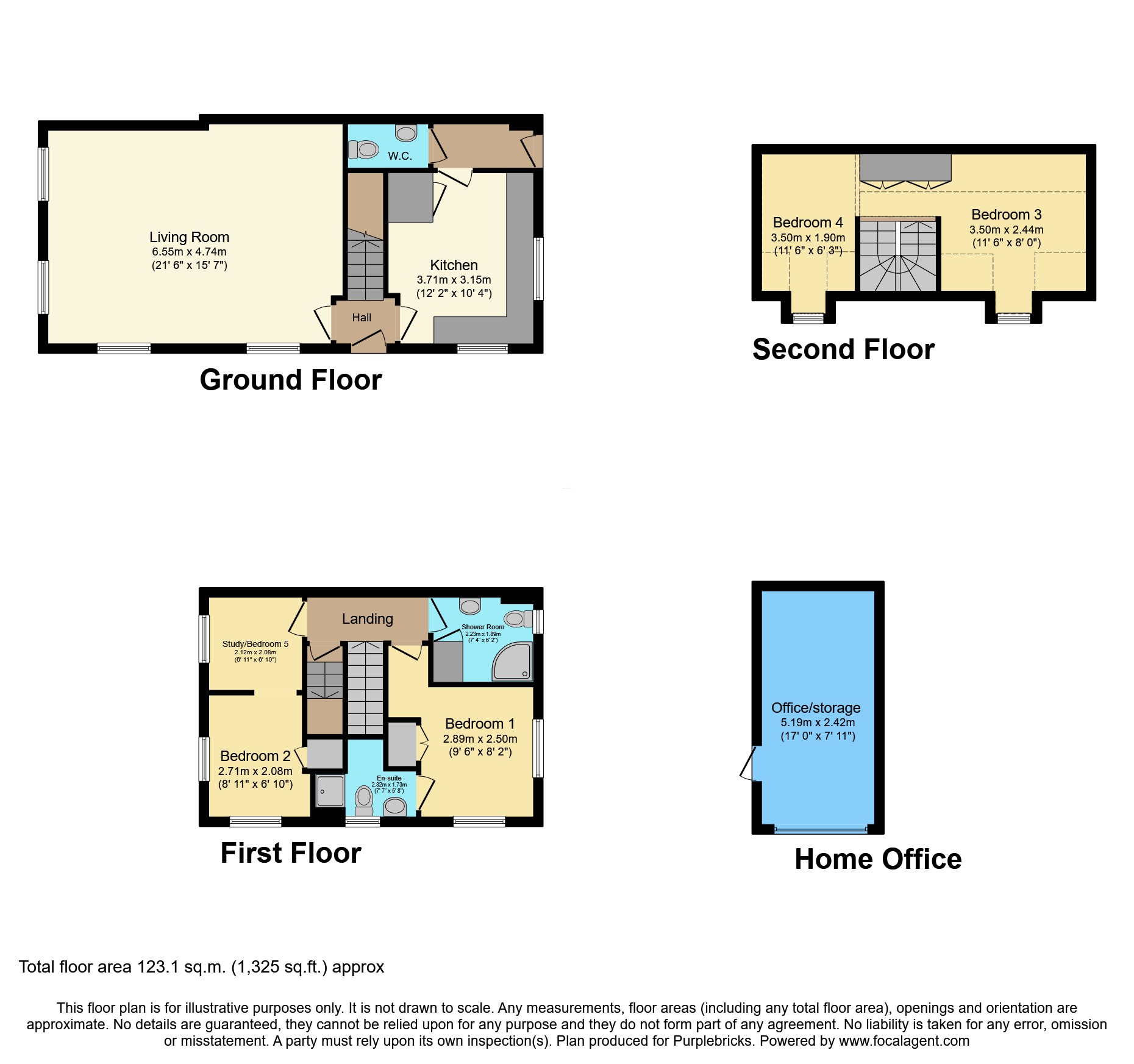 81, Covent Garden, Cambridge floorplan