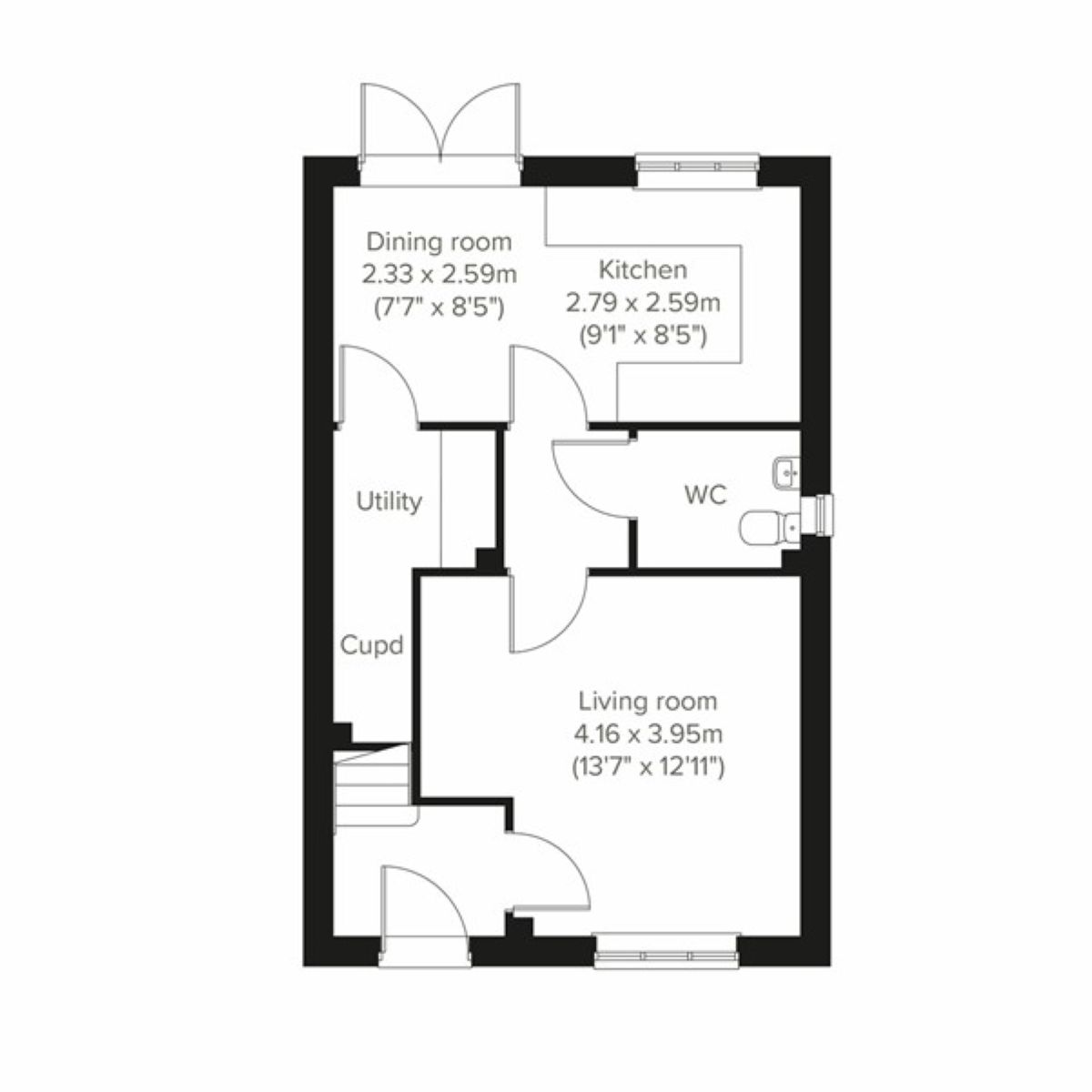 Plot 57, Farleigh Fields, Galloway, Farleigh Road, Bristol floorplan