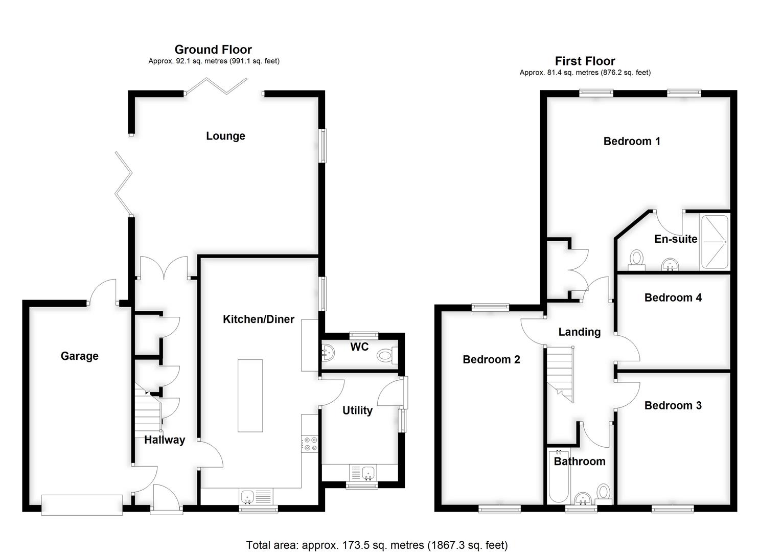 Highbridge House, Boston Road, Spalding floorplan