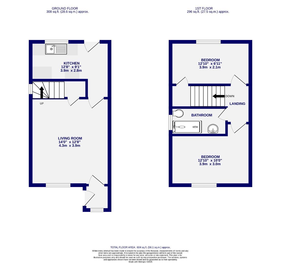 19, Oakdale Road, York floorplan