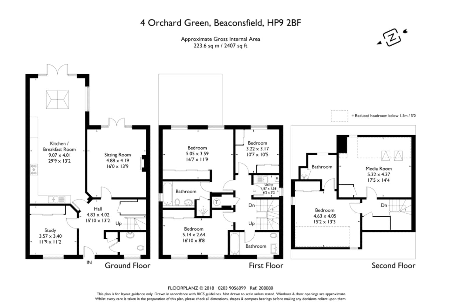 5 Bedrooms Detached house for sale in Orchard Green, Beaconsfield HP9