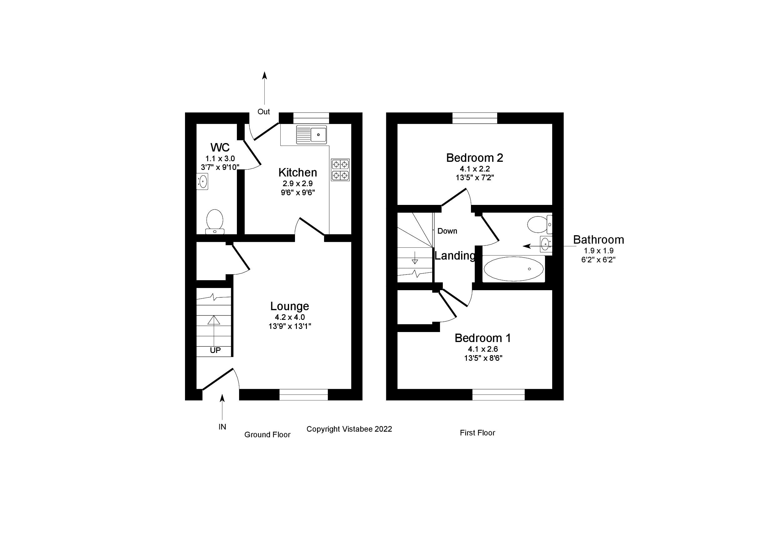 Ladyacre Wynd, Irvine, North Ayrshire KA11, 2 bedroom terraced house