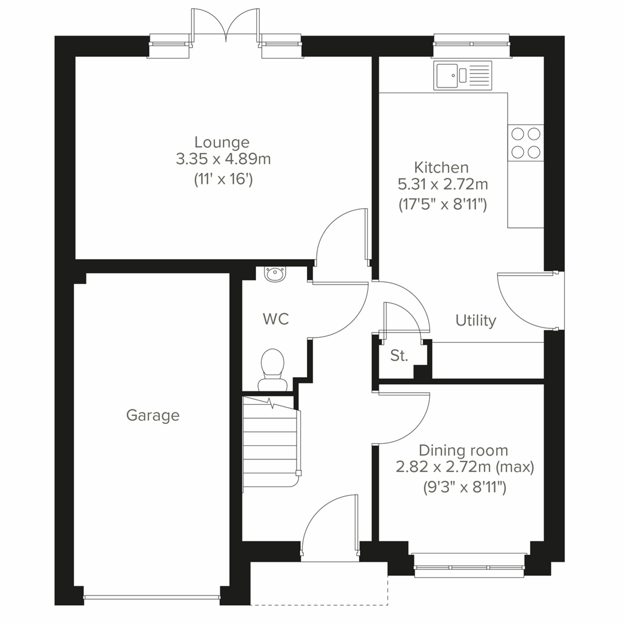 Plot 025, Borrowstoun Road, Bo'ness floorplan