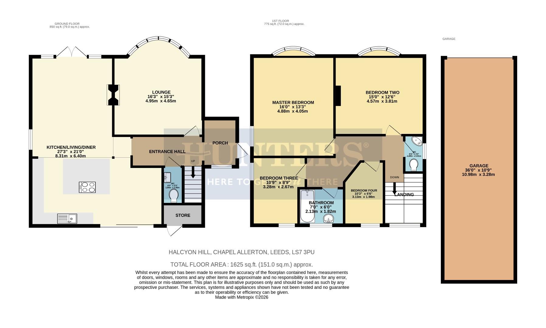 4, Halcyon Hill, Leeds floorplan