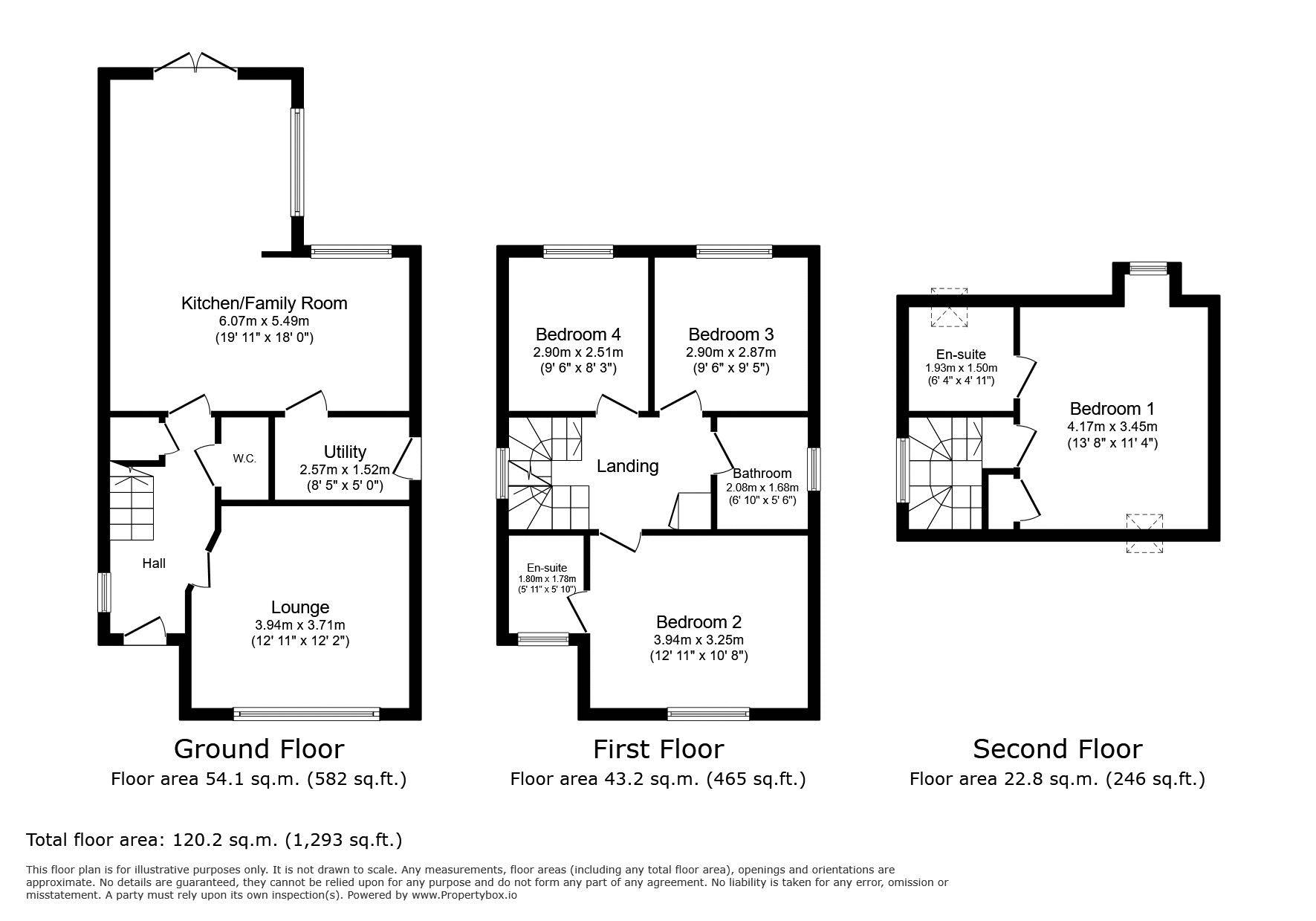 90, Fennel Way, Morpeth floorplan