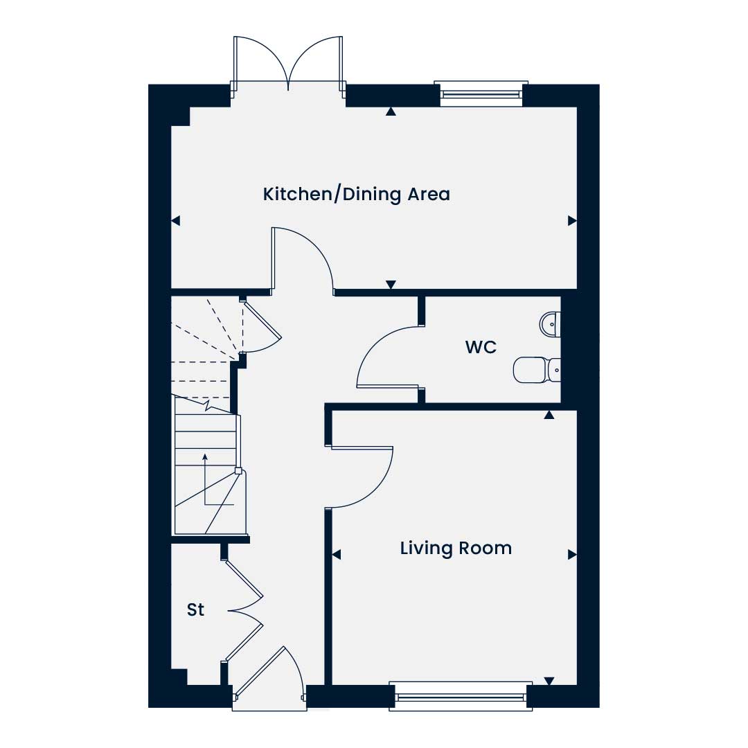 080, The Ridgeway,  Potton floorplan