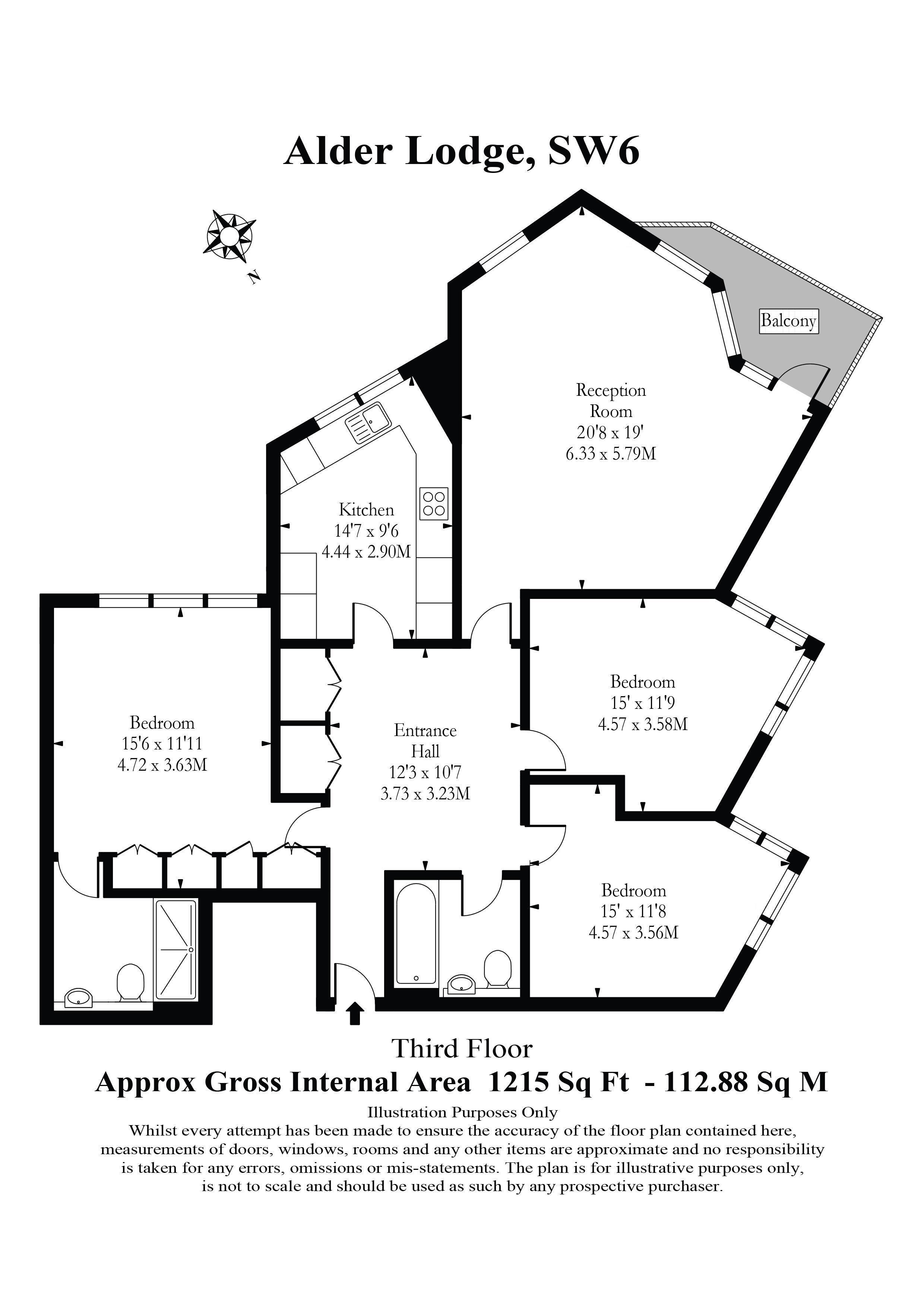 3 Bedrooms Flat for sale in Stevenage Road, London SW6