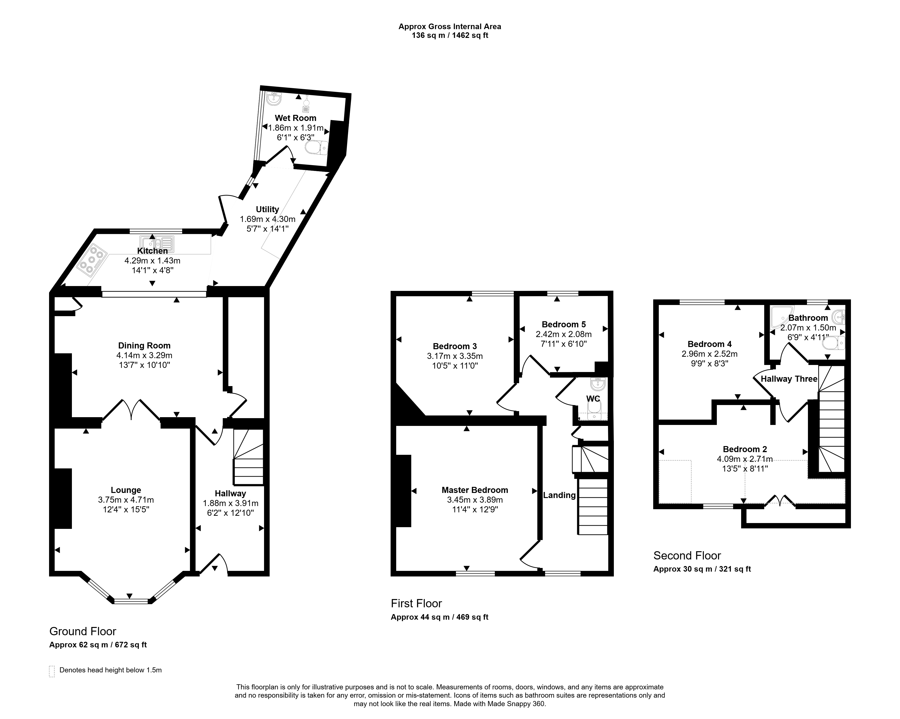 Bowsden Terrace, Newcastle upon Tyne floorplan