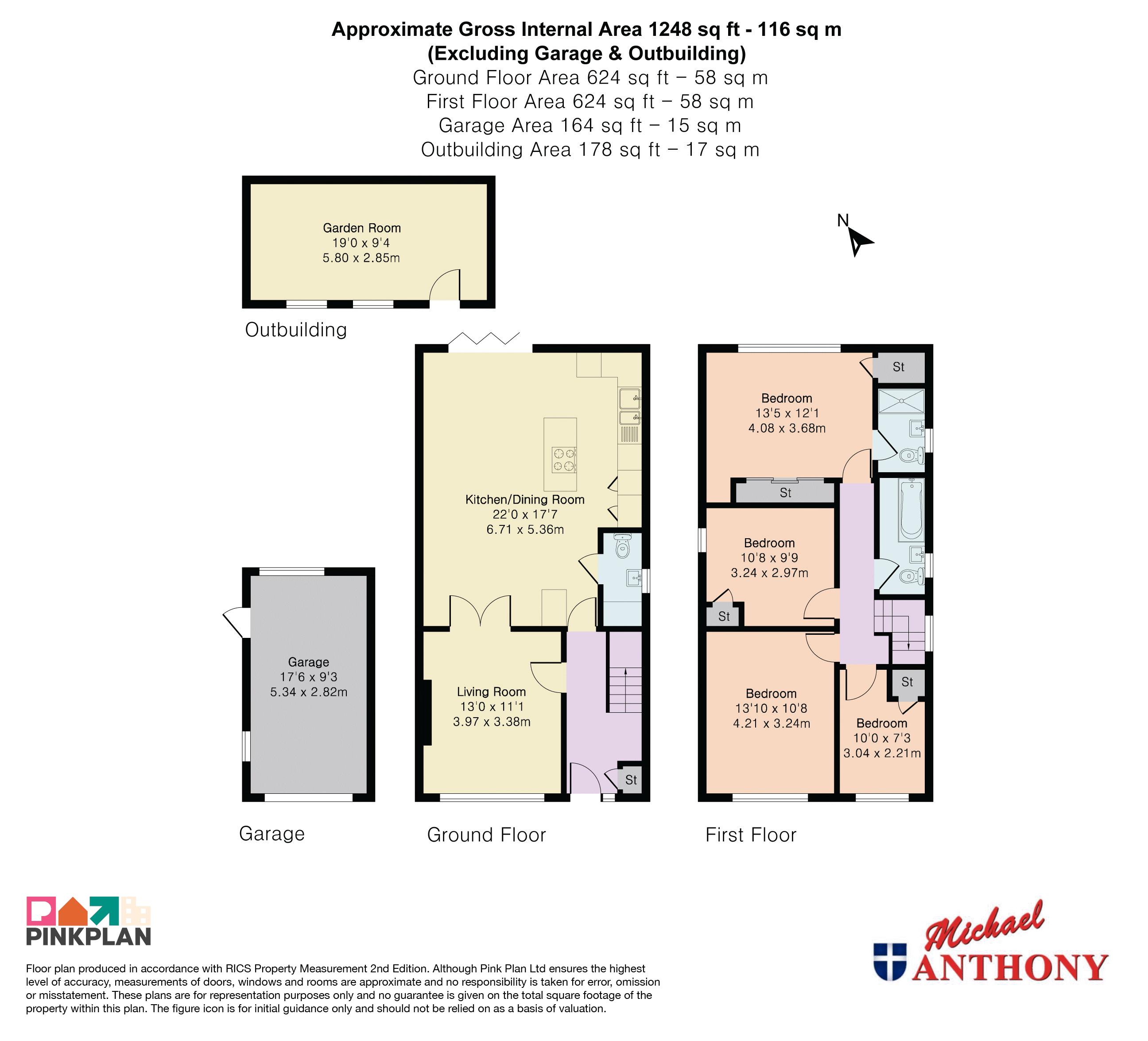 Rickley Lane, Milton Keynes floorplan