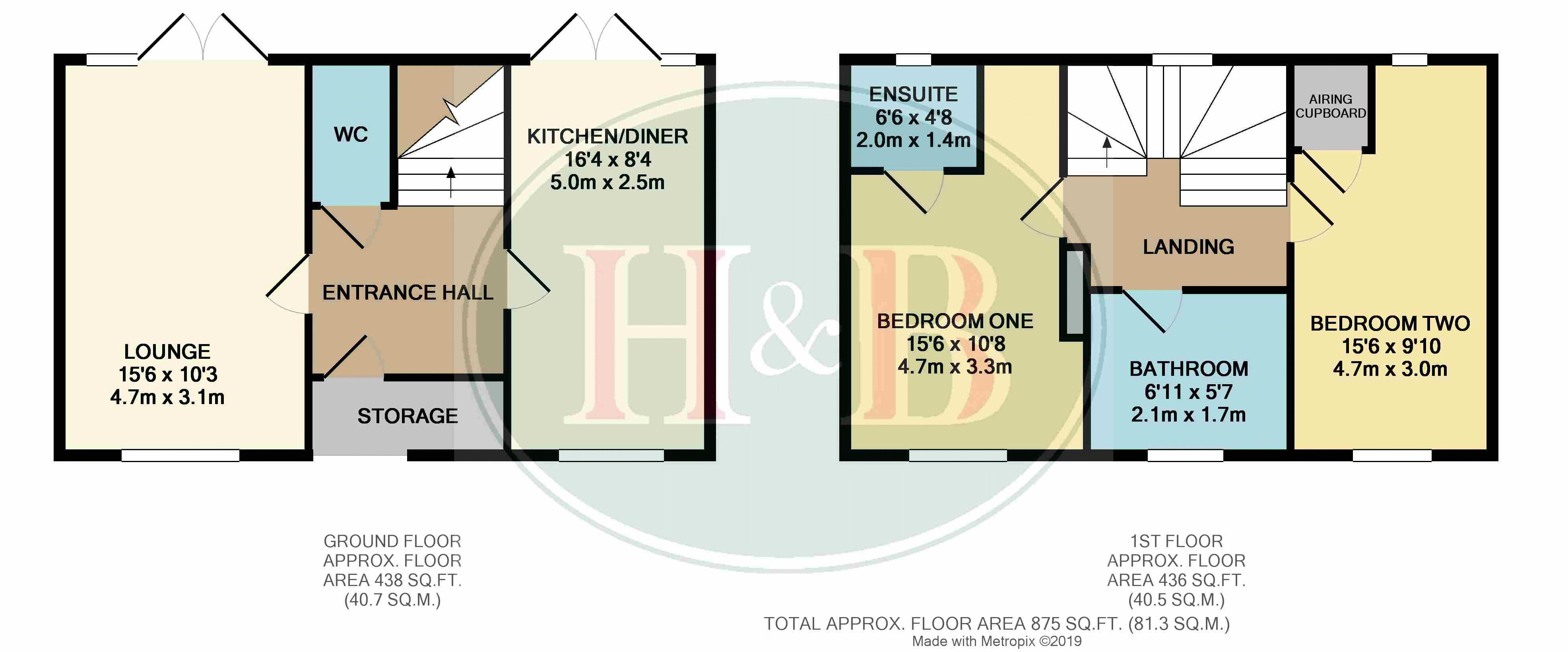 2 Bedrooms End terrace house for sale in Rosefield Lane, Newhall, Harlow CM17