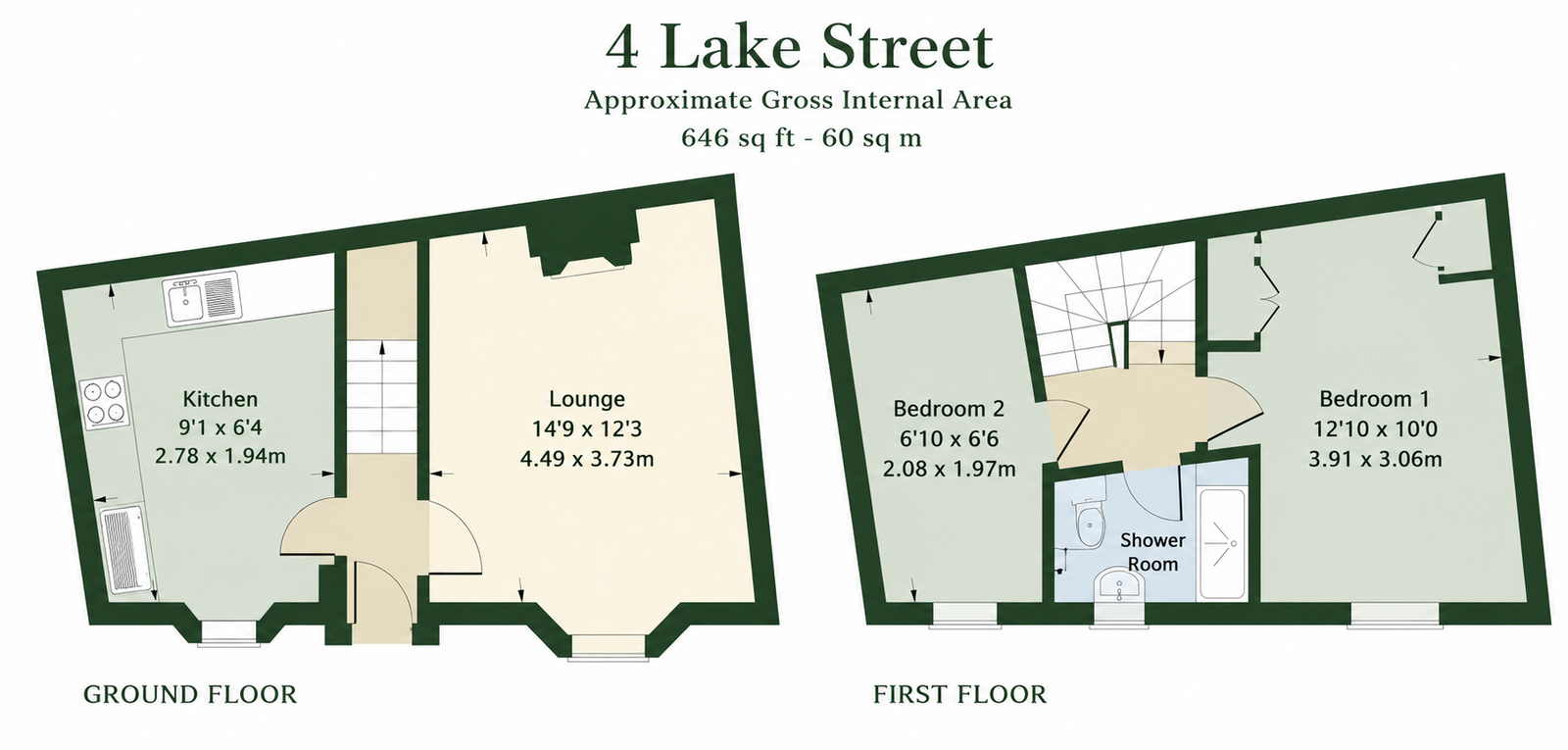 4, Lake Street, Dartmouth floorplan