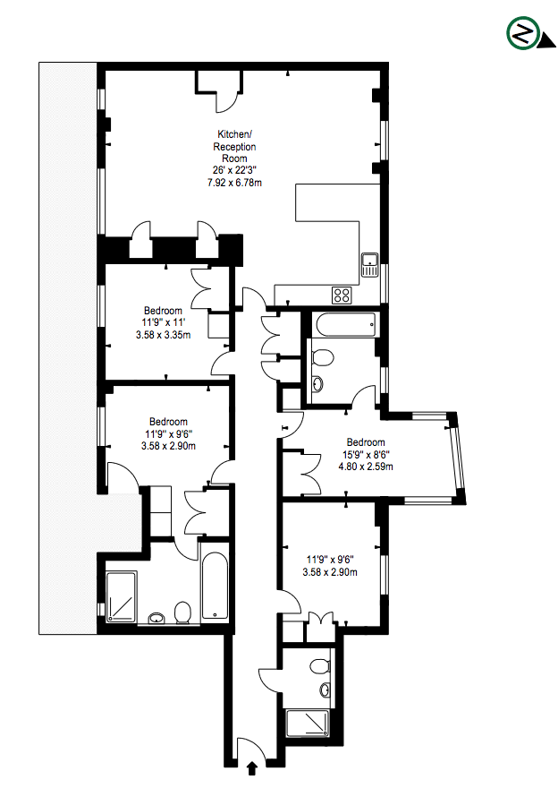 Merchant Square, London floorplan
