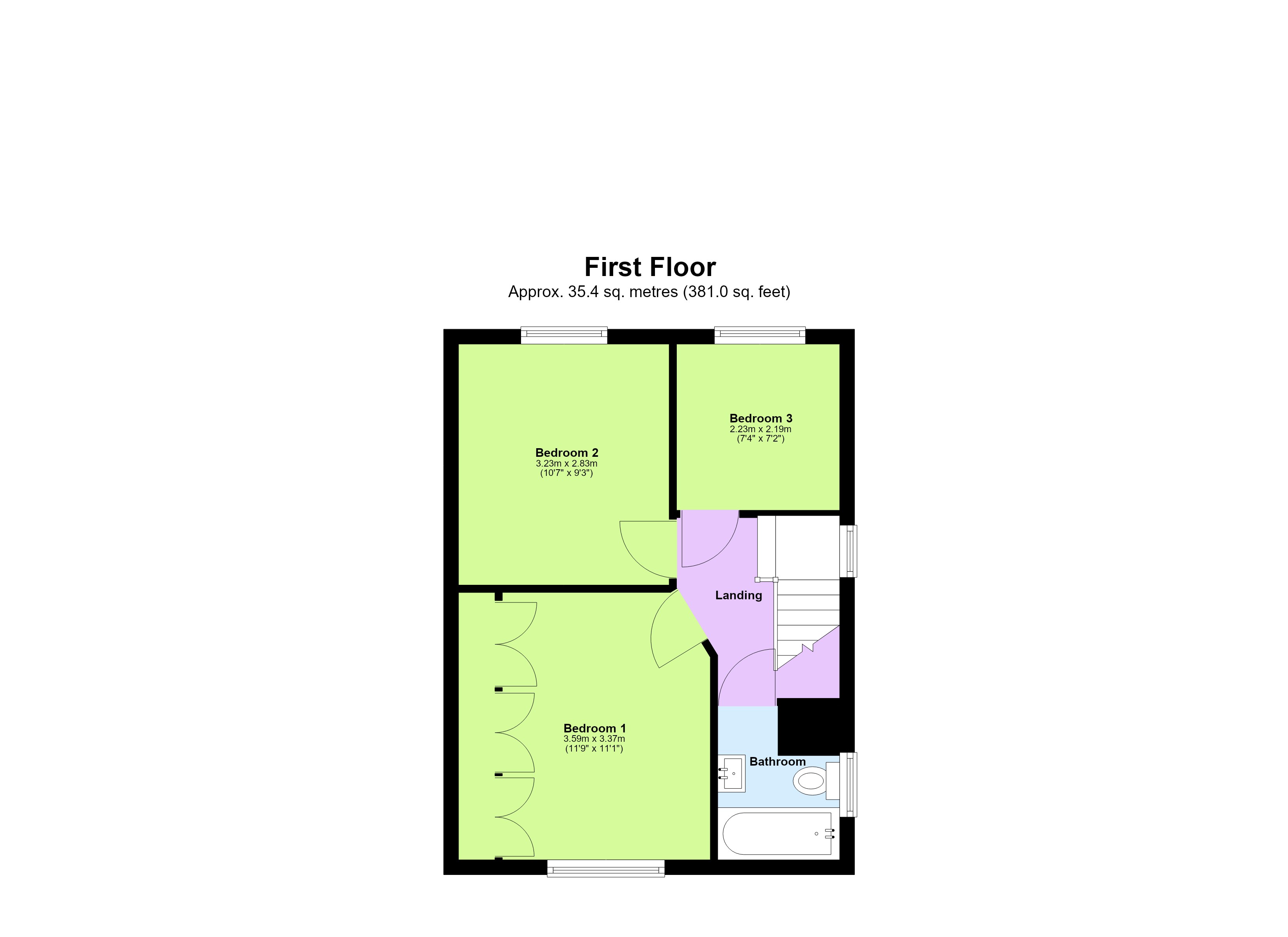 94, Bury Road, Hemel Hempstead floorplan