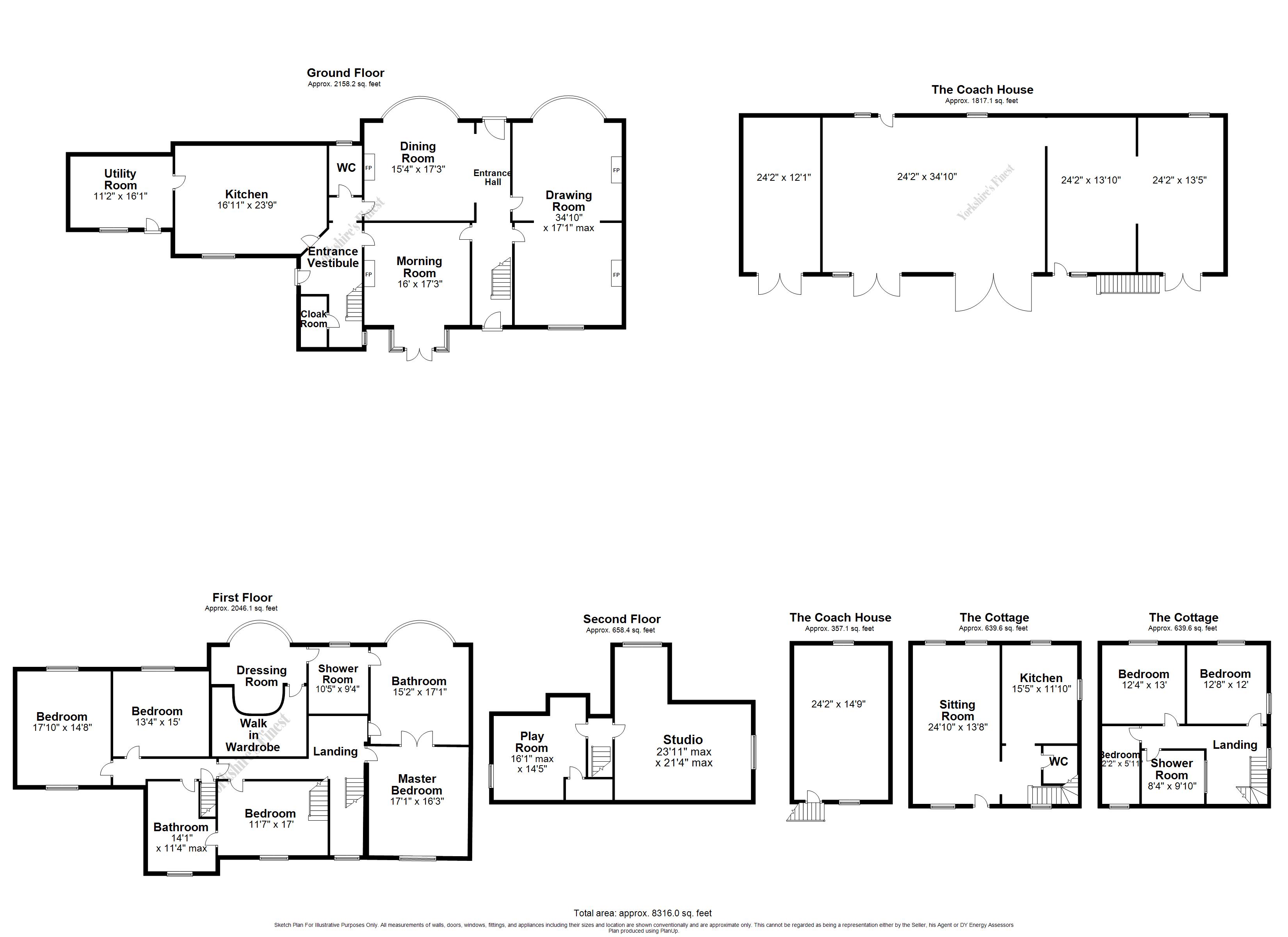 6 Bedrooms Detached house for sale in Park Lane, Bretton, Wakefield WF4