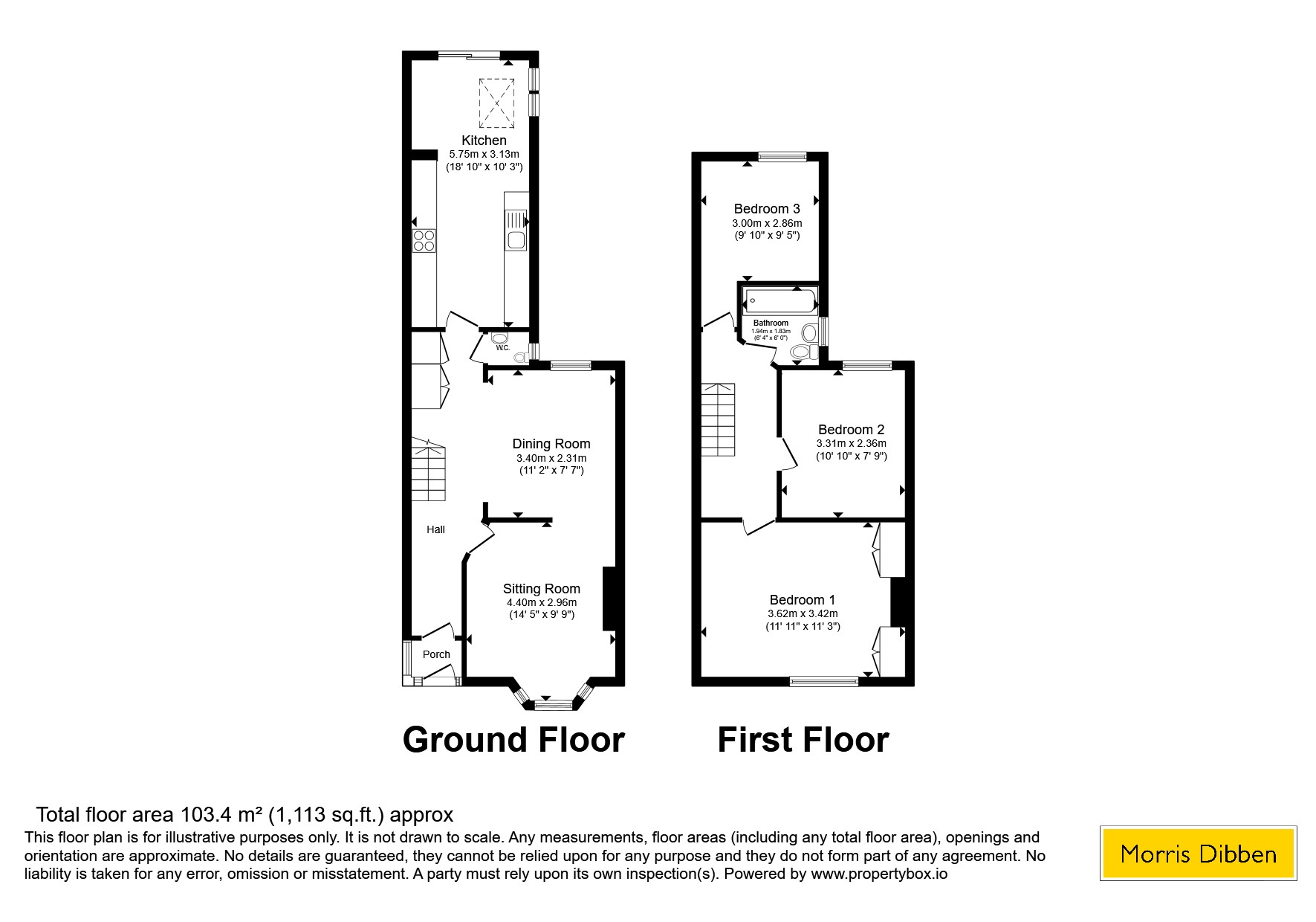 46, Bosham Road, Hampshire floorplan