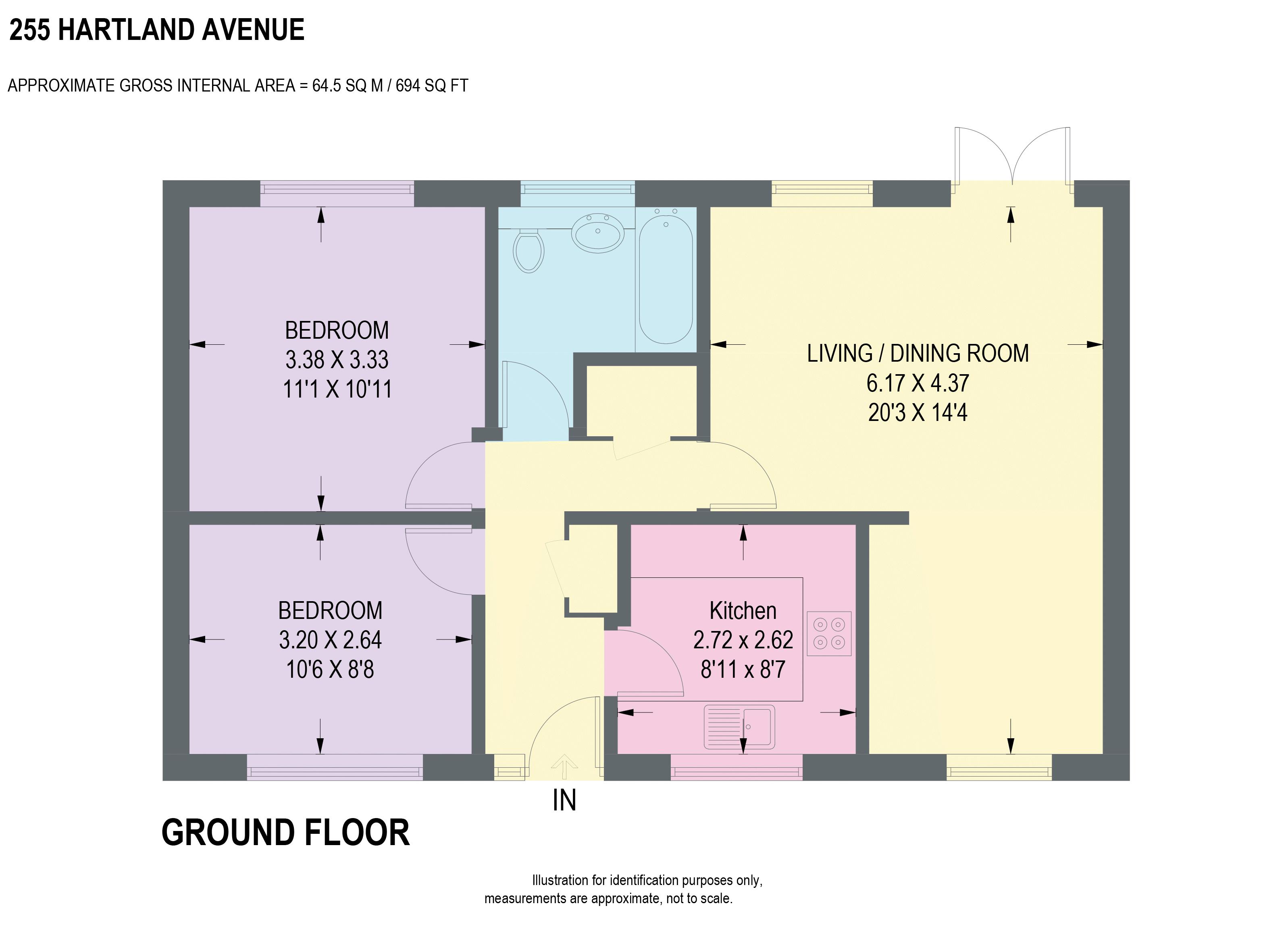 2 bed bungalow for sale in Hartland Avenue, Sothall, Sheffield S20