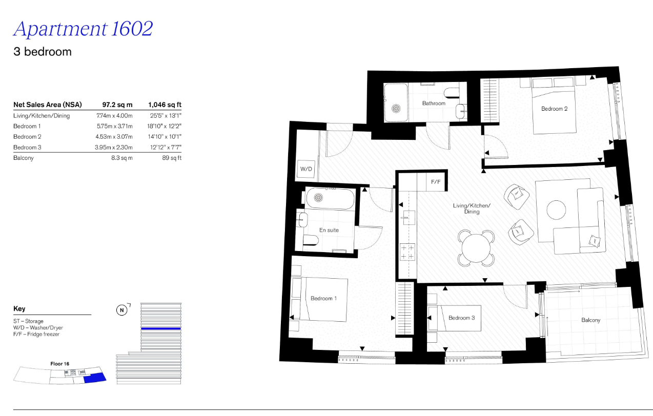 The Ariel, Wood Lane, London floorplan