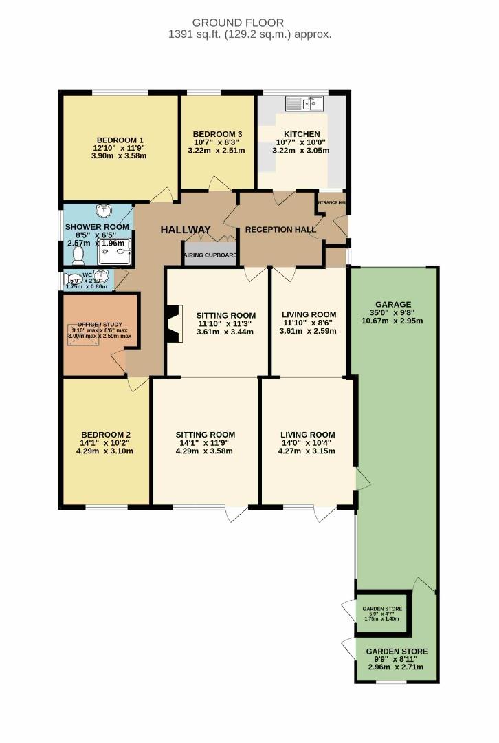 1, Howe Hill Close, York floorplan