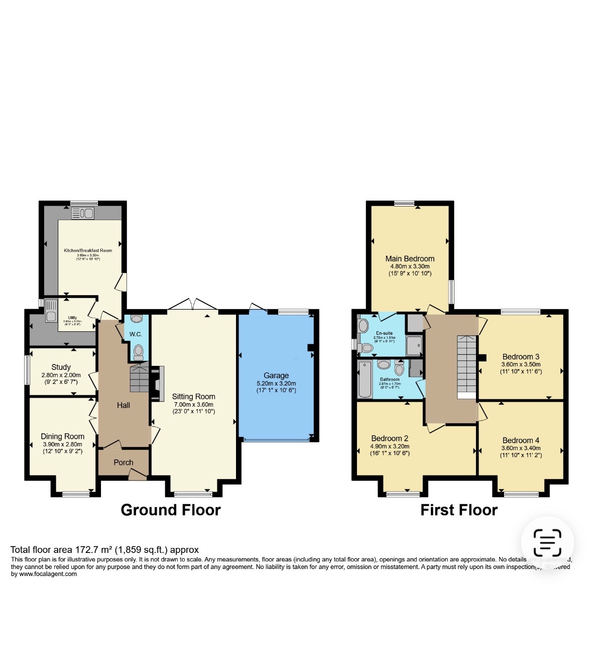 Acacia House, Lilford, Peterborough floorplan