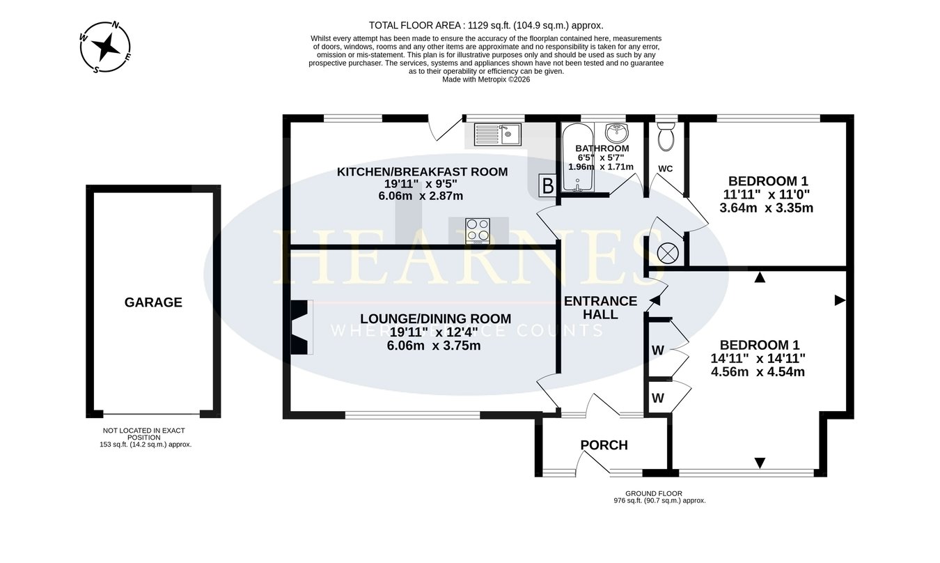 12, Martins Close, Ferndown floorplan