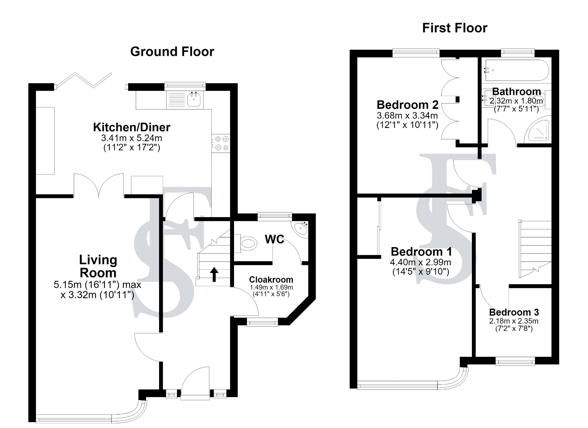 14 Queensgate Drive, Leicester floorplan