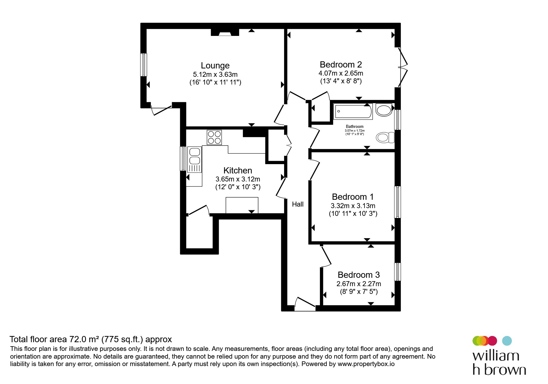 84, Clifton Road, Boston floorplan