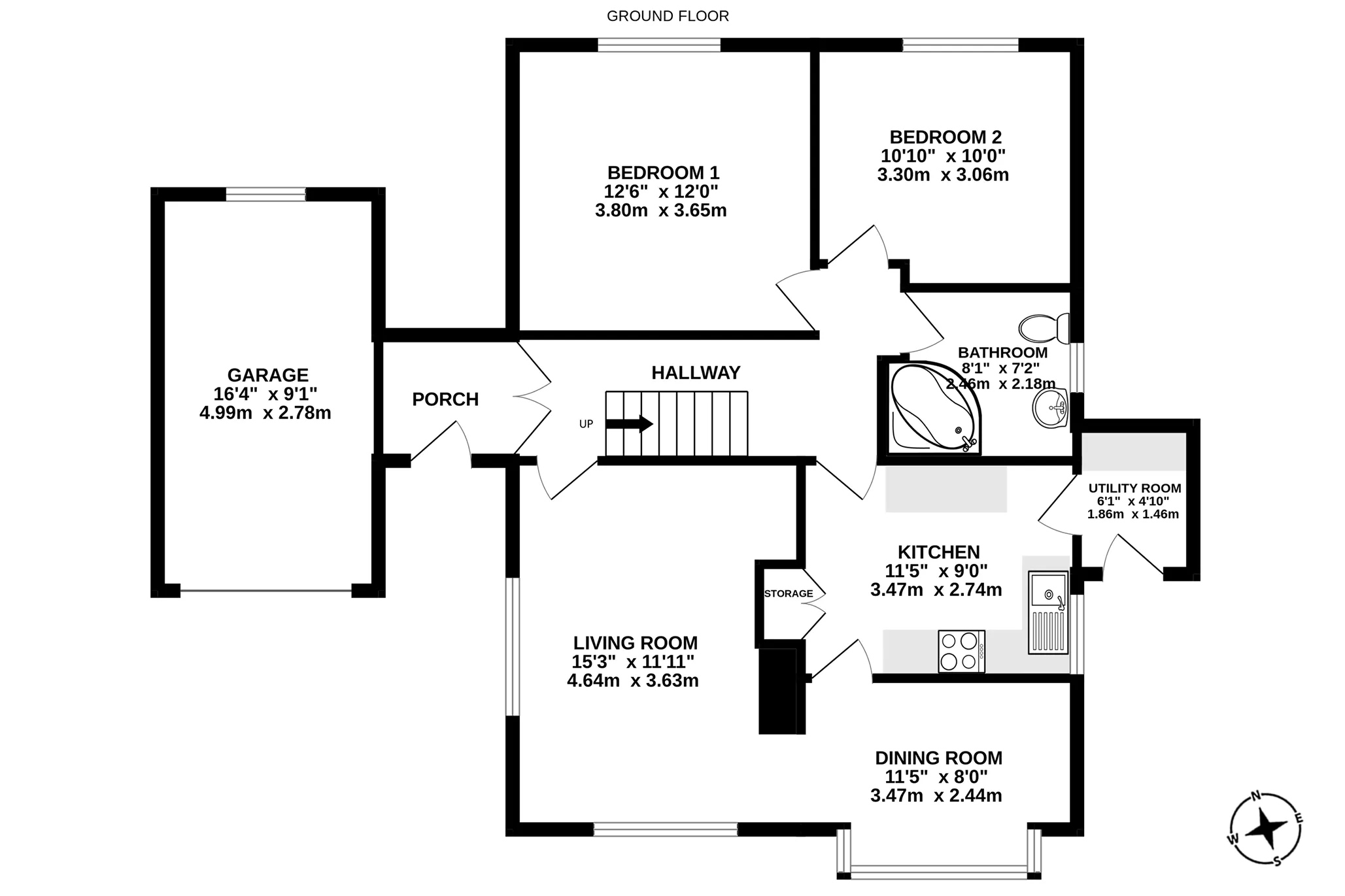 21, Furman Close, Onchan floorplan