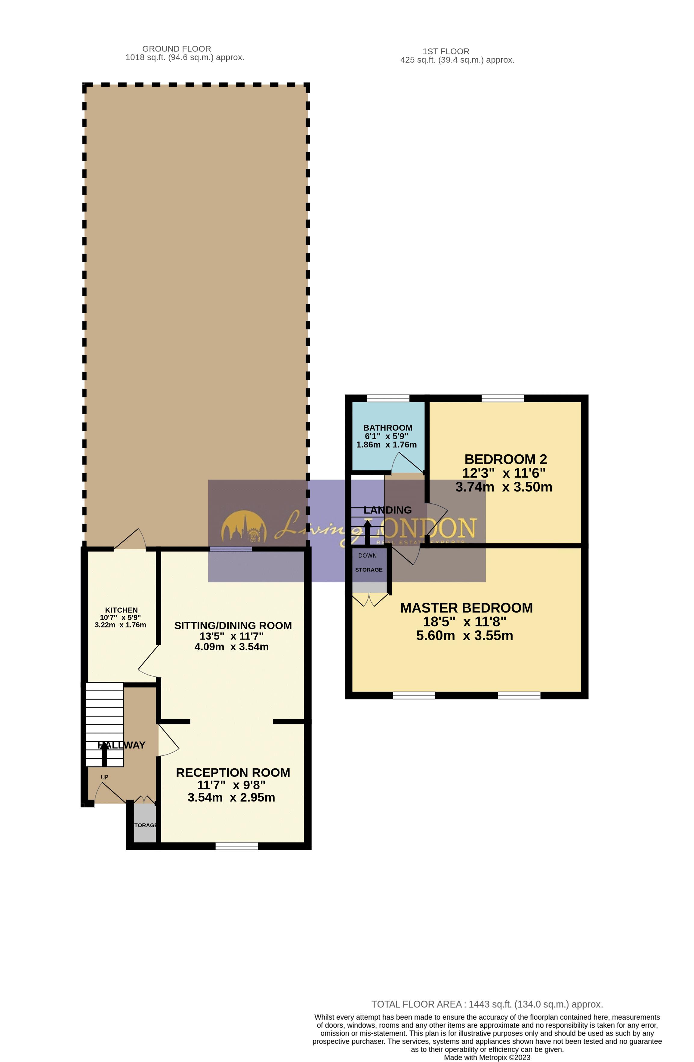 72, Henningham Road, London floorplan