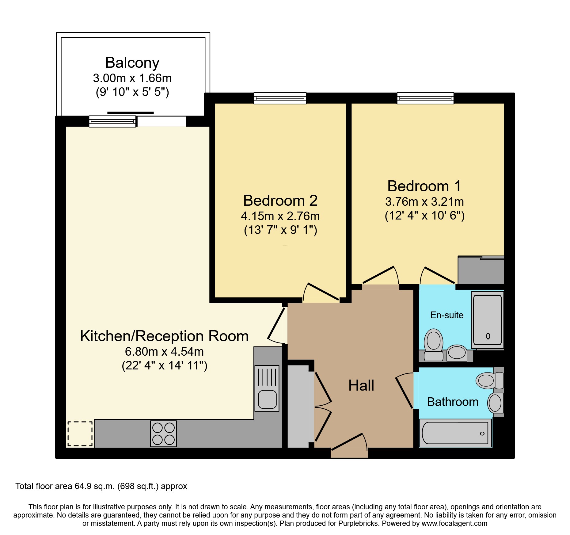 386 Streatham High Road, London, SW16 floorplan