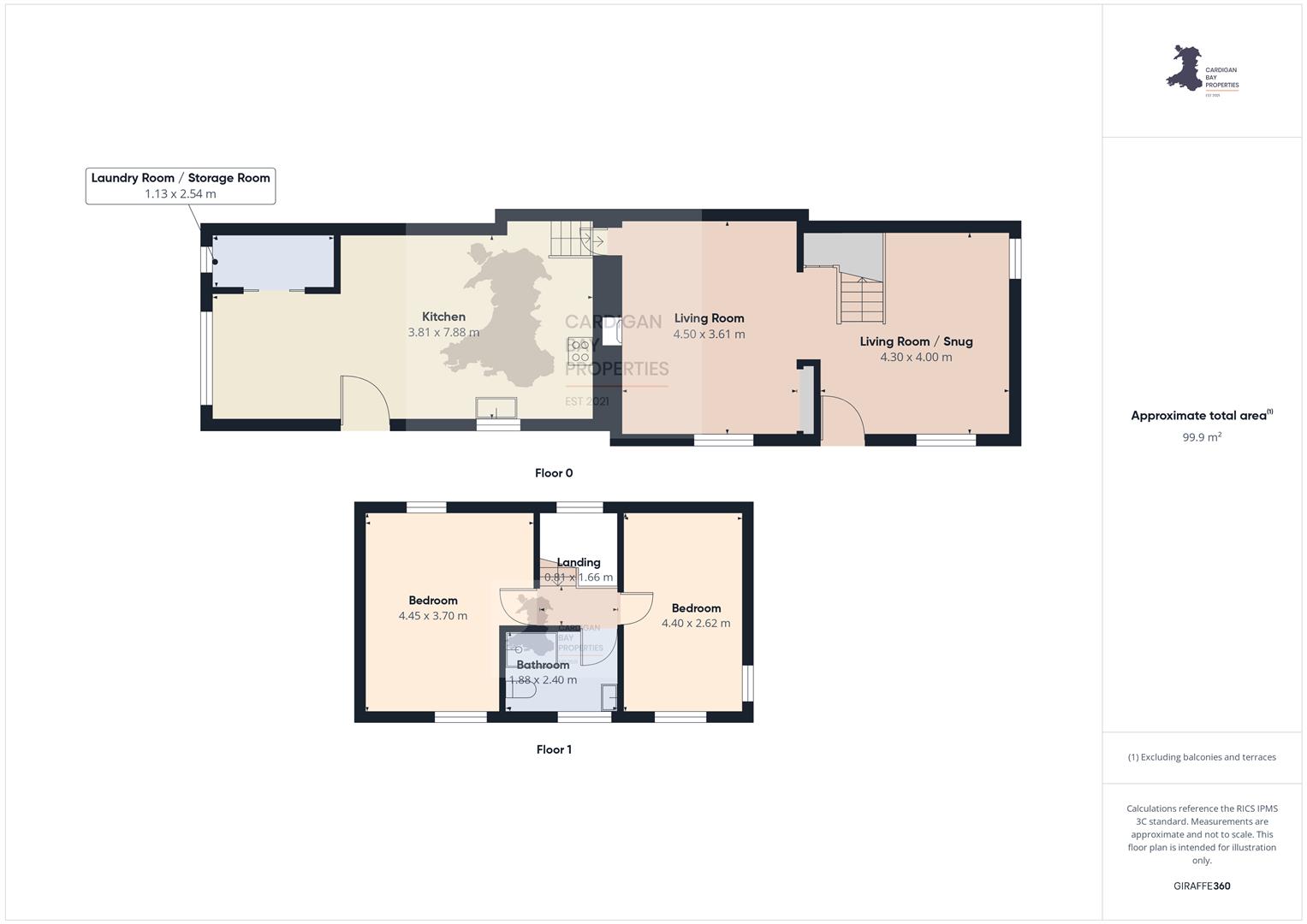 Perth Y Piod, Llanarth floorplan