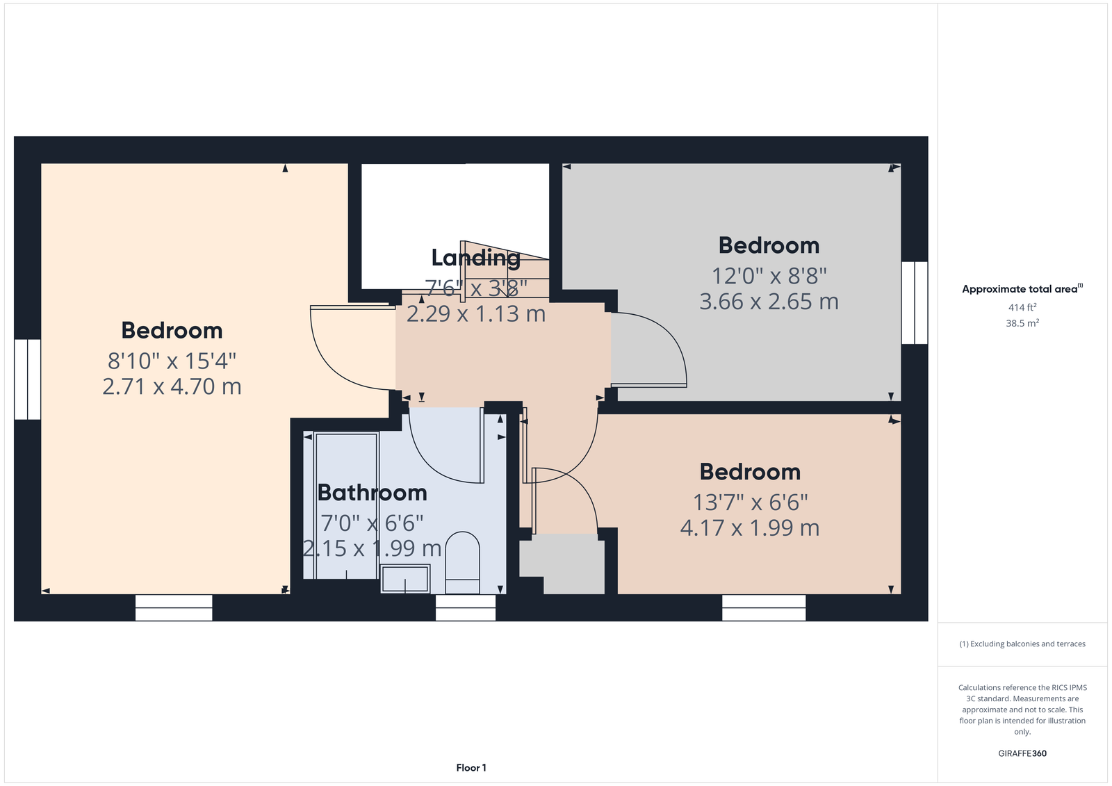 17 Blackberry Close, Paignton floorplan