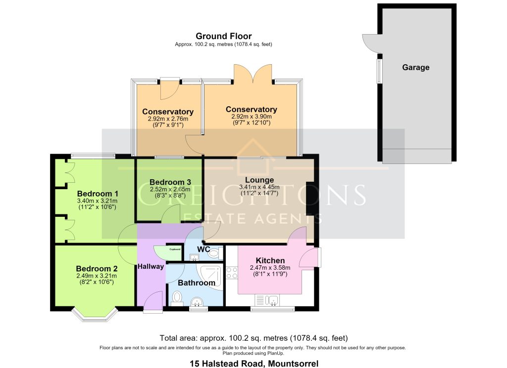 15, Halstead Road, Loughborough floorplan
