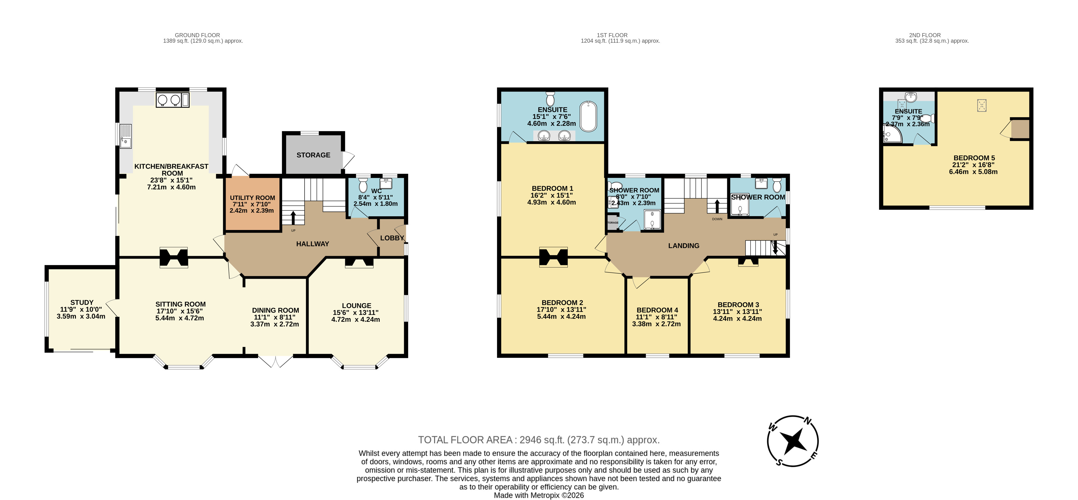 Bramble Hill,, Seaton Down Hill, Seaton floorplan