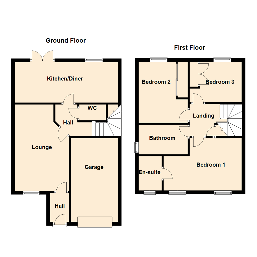 3 Bedrooms Semi-detached house for sale in Orchard Drive, Sherburn In Elmet, Leeds LS25