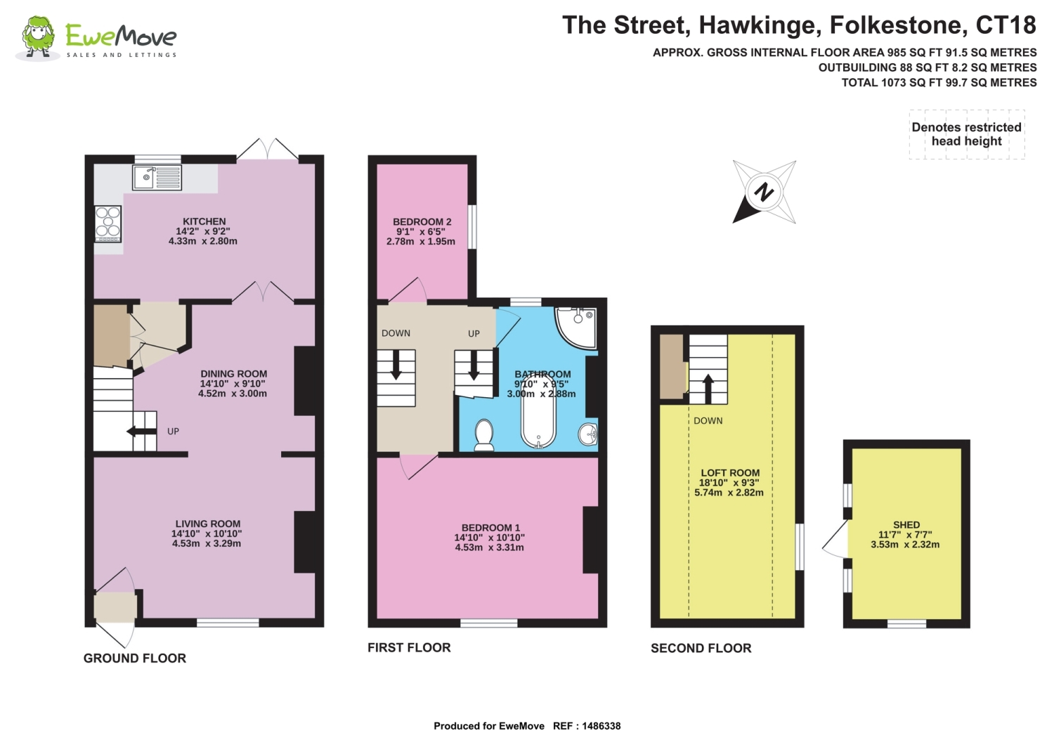 26, The Street, Folkestone floorplan
