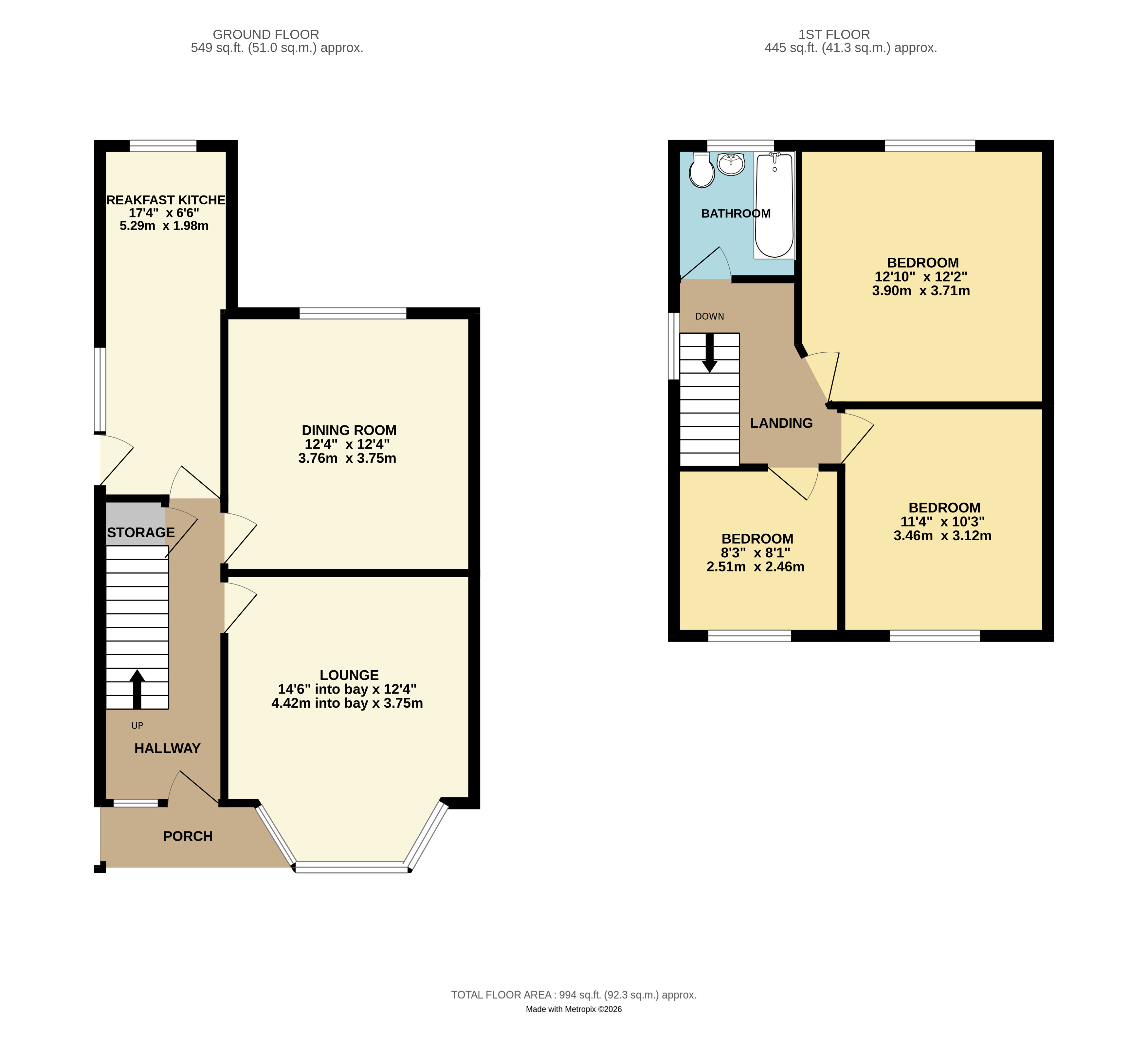 205, Kings Road, Manchester floorplan