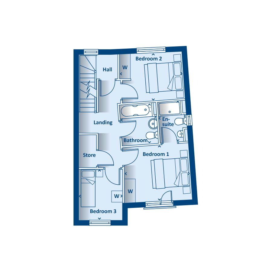 "The Barkby" at Northgate Street, Leicester LE3, 3 bedroom property for