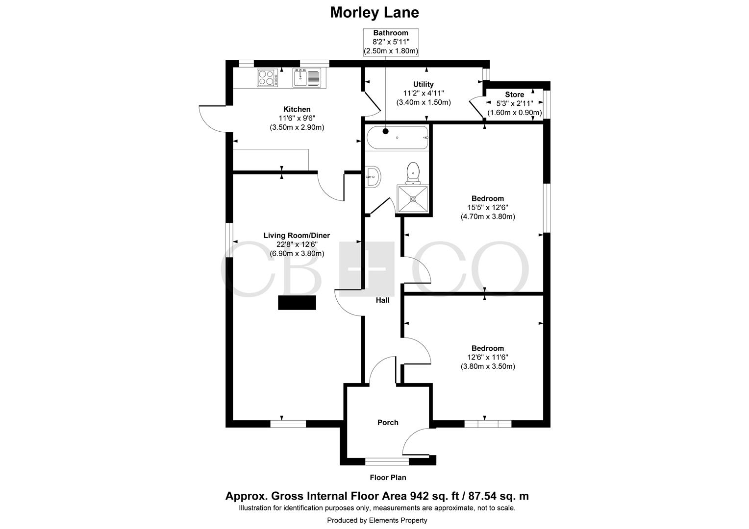 25, Morley Lane, Derby floorplan