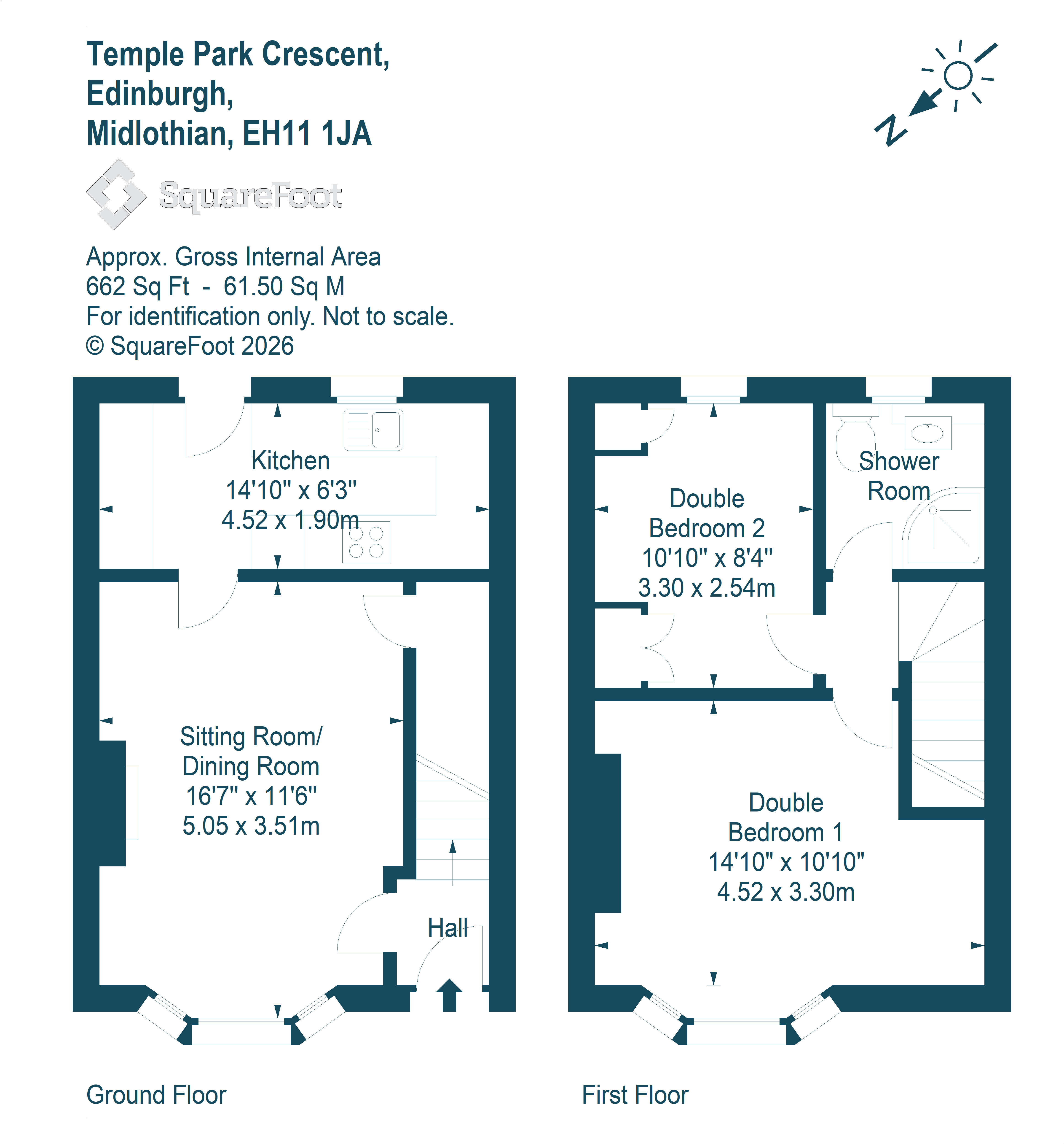 49, Temple Park Crescent, Edinburgh floorplan