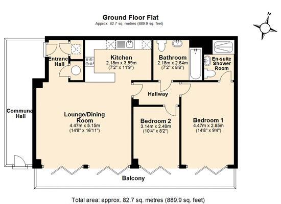 2 Bedrooms Flat for sale in The Rope Walk, Canterbury CT1