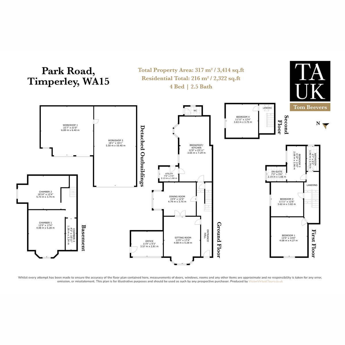 215, Park Road, Altrincham floorplan