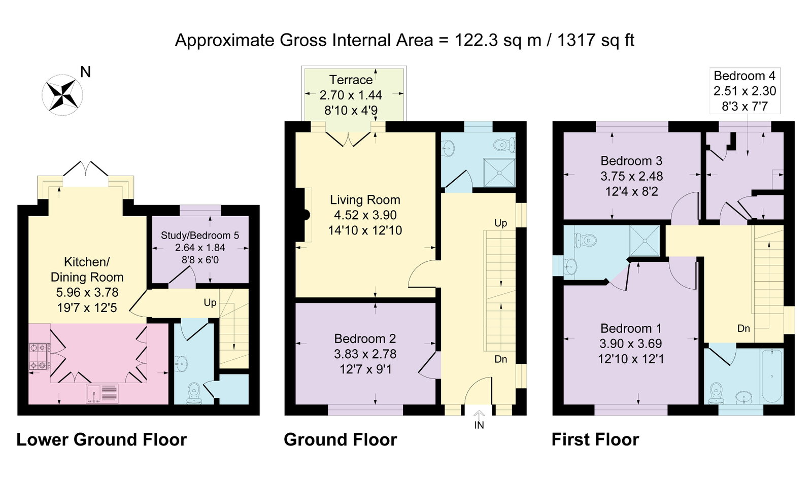 44, Rylands Park, Sowerby Bridge floorplan