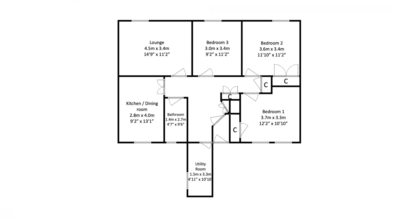 194 Main Street, Bellshill floorplan