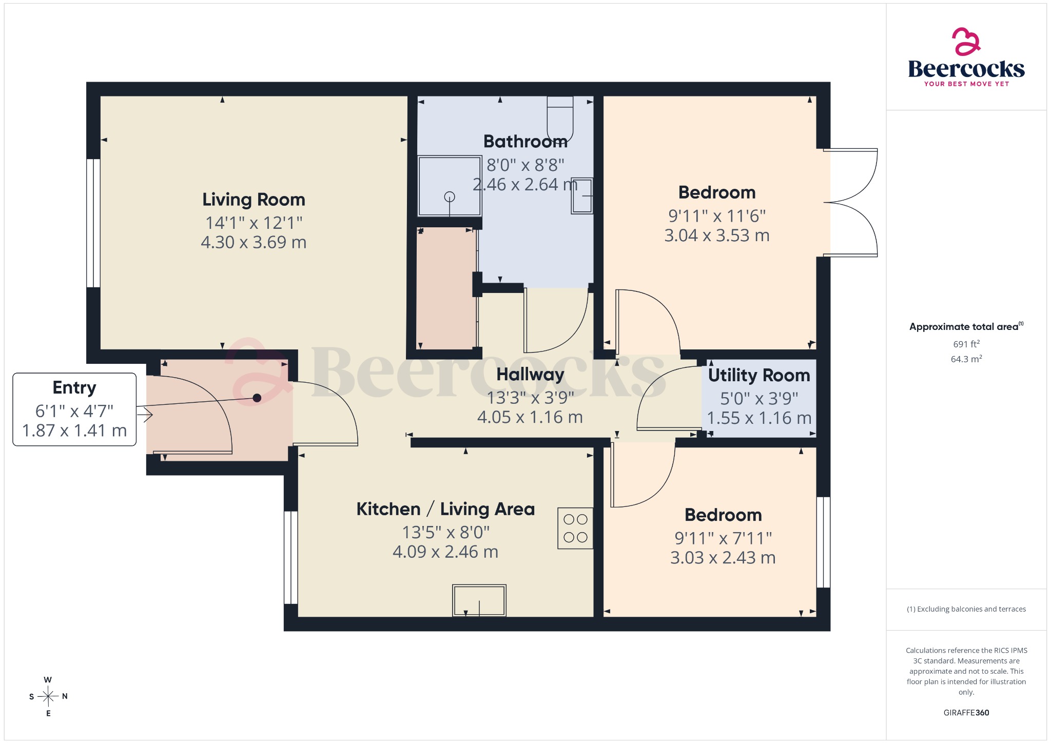 8 Cottage Green, The Garth, East Riding of Yorkshire floorplan