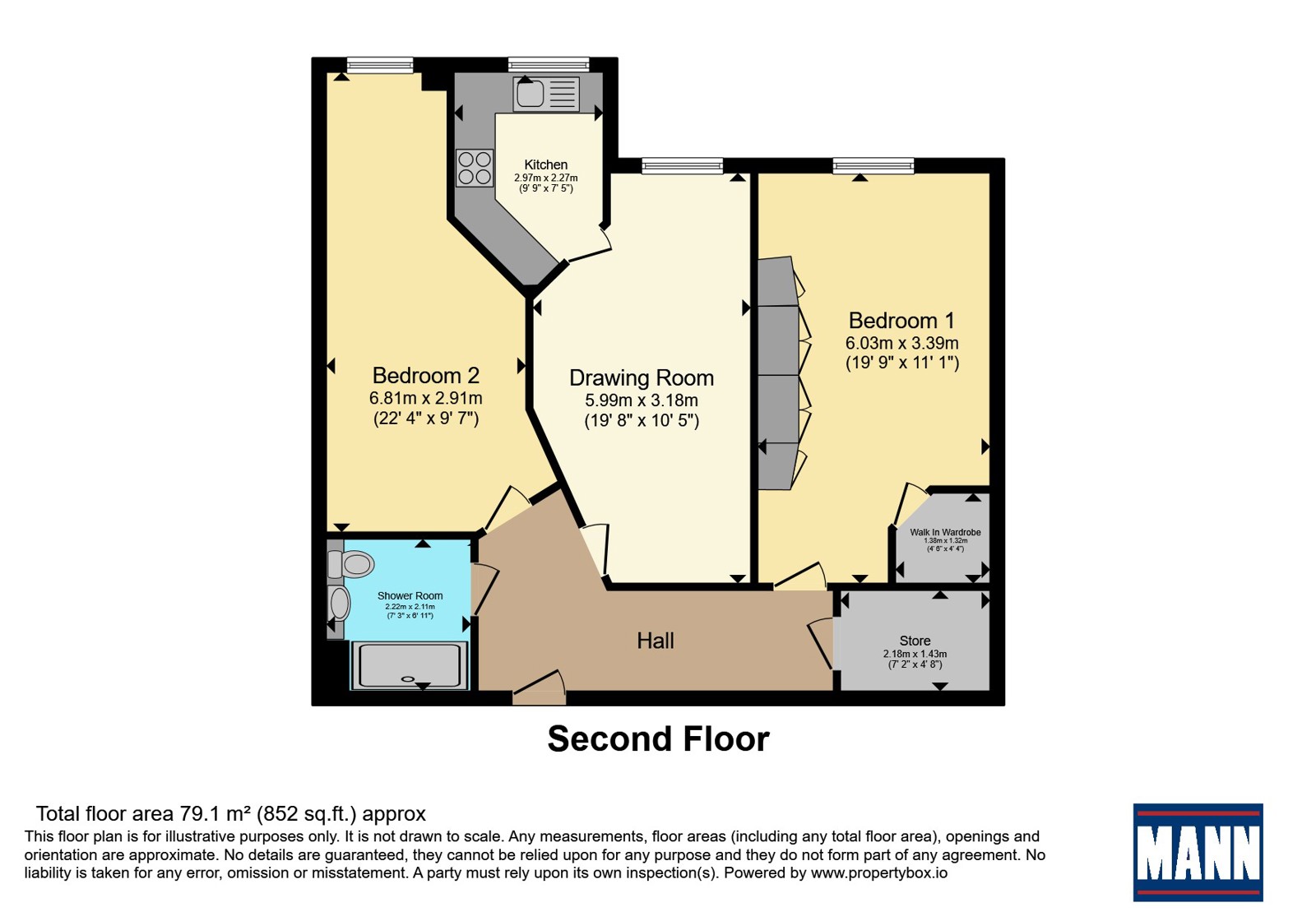 Flat 34, Victory Court 1A,, Beaconsfield Road, Hampshire floorplan