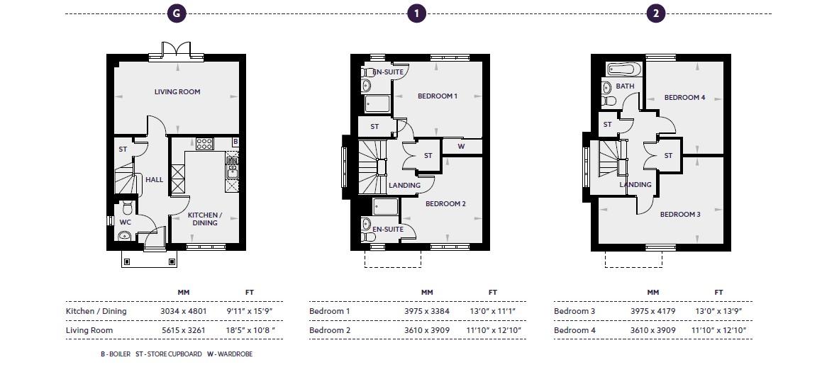 Plot 14,, The Chicory, Ramsgate floorplan