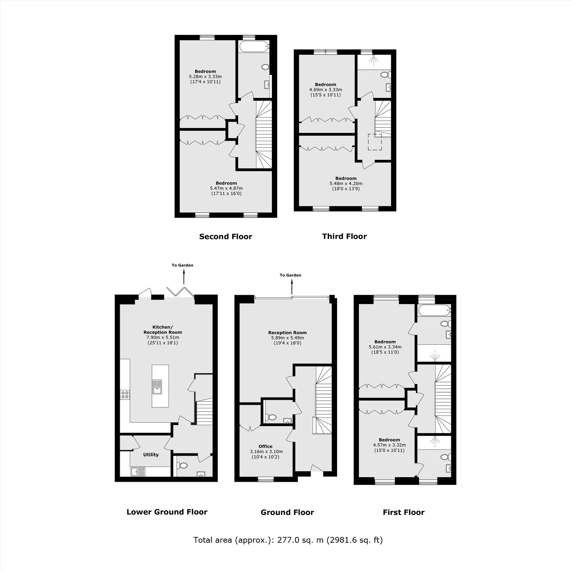 12, Mills Row, London floorplan